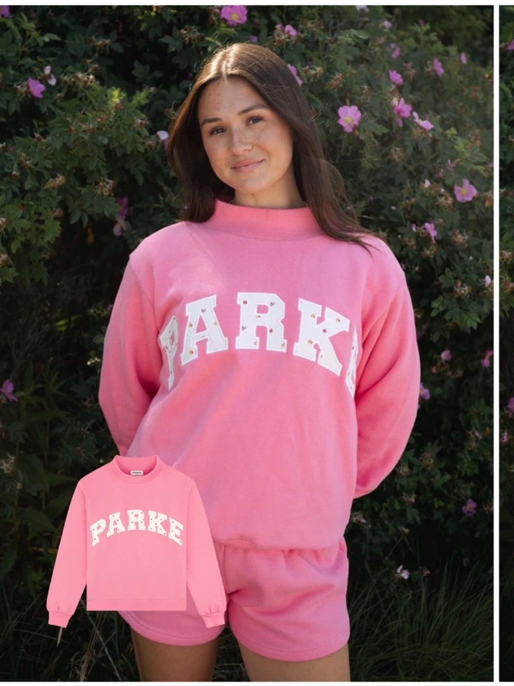 SOLD OUT!! Parke x Maggie & Emma Varsity Mockneck s/m